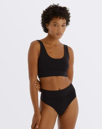 Organic Basics Smooth Bralette Black S