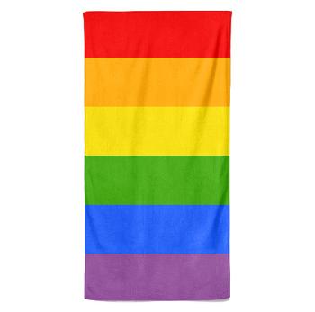 Osuška LGBT Stripes (Velikost osušky: 70x140cm)