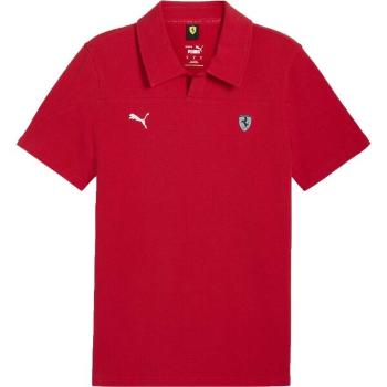 Puma FERRARI STYLE POLO Pánské polo triko, červená, velikost