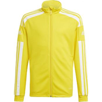 adidas SQUADRA 21 JACKET Chlapecká fotbalová mikina, žlutá, velikost