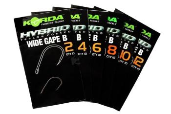 Korda Háčky Wide Gape Barbless (bez protihrotu) 10ks - vel. 8