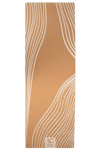 SharpShape Korková podložka na jógu Zen bílá