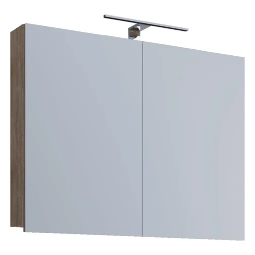 VCM LED zrcadlová skříňka 80 cm VCB 1, dub sonoma