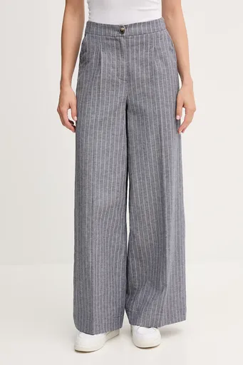 Kalhoty s příměsí lnu United Colors of Benetton