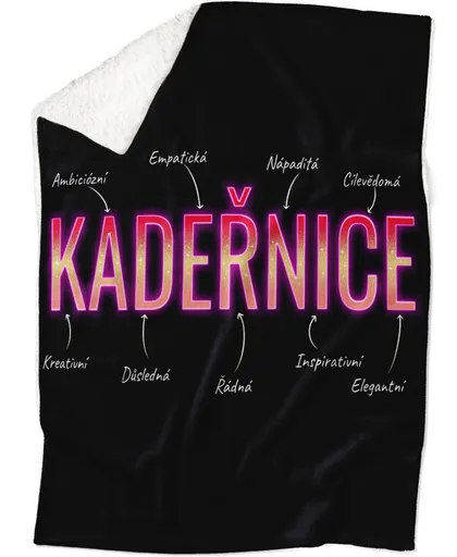 Deka Kadeřnice - vlastnosti (Podšití beránkem: ANO)