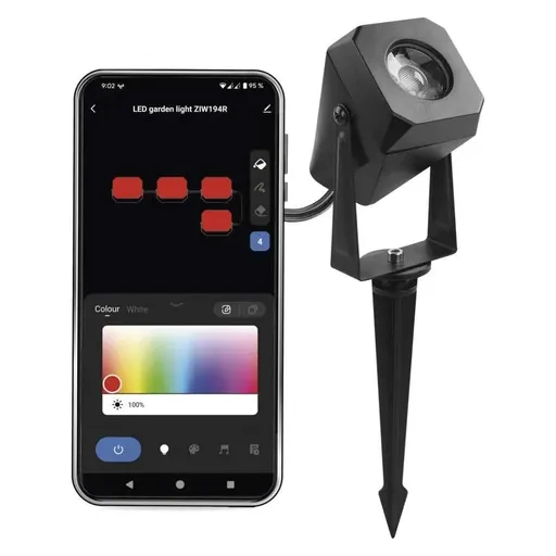 EMOS GoSmart RGB+CCT Rozšiřující set LED bodového svítidla 1,5W IP65 s WiFi ZIW191R