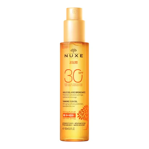 Nuxe Bronzující olej na opalování na obličej a tělo SPF 30 Sun (Tanning Oil For Face And Body) 150 ml