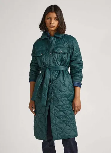 Pepe Jeans dámská zelená prošívaná bunda NASH PL402276692 M