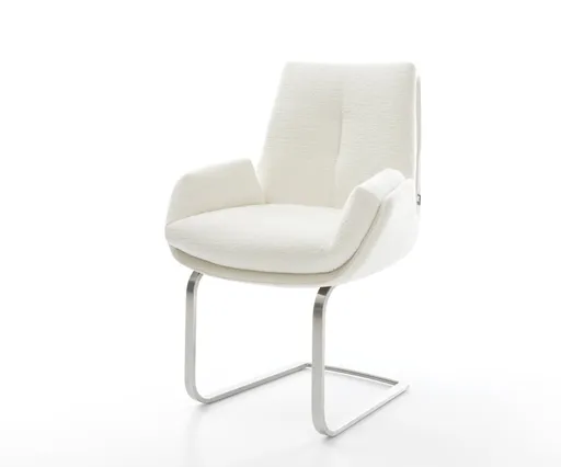 Jídelní židle Clea-Flex bouclé měkký béžová jídelní židle