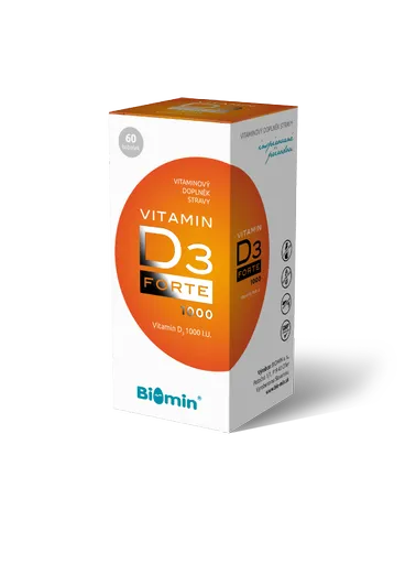 Biomin Vitamin D3 FORTE 1 000 I.U. 60 tobolek