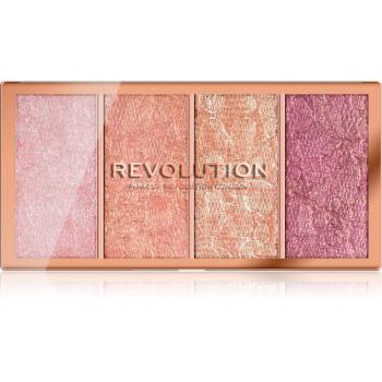 Makeup Revolution Vintage Lace paleta tvářenek 4 x 5 g