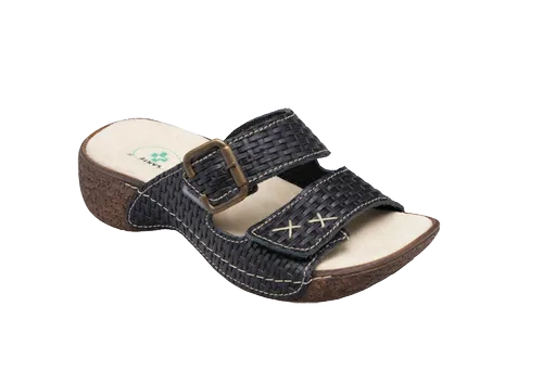 SANTÉ Dámské pantofle N/109/1/06 Černá v.39