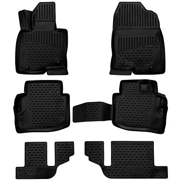 SIXTOL 3D Gumové koberce MAZDA CX-9, 2017-