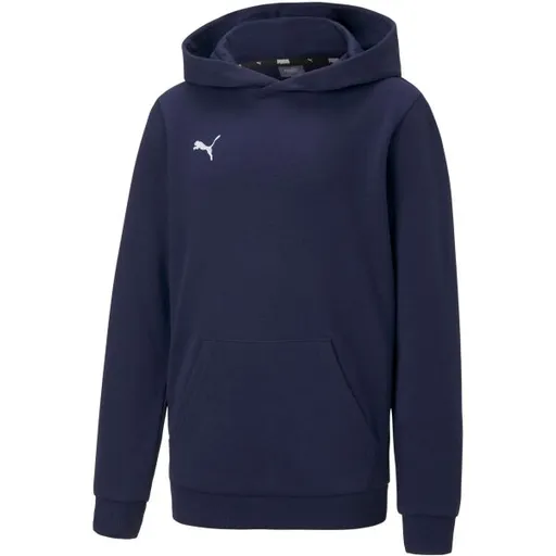 Puma TEAMGOAL 23 CASUALS HOODIE Dětská fotbalová mikina, tmavě modrá, velikost