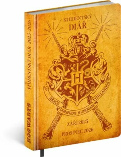 Studentský diář Harry Potter - Bradavice (září 2025 - prosinec 2026)