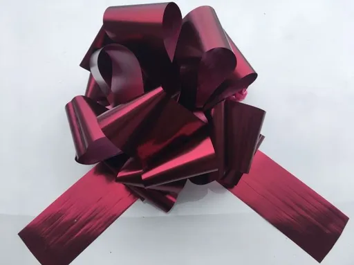 Mega mašle na auto, 35 cm matná červená - UNIQUE