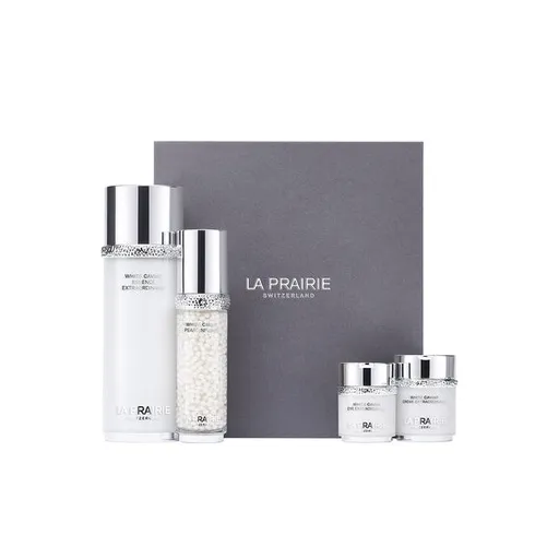 La Prairie Kosmetická sada rozjasňující a zpevňující pleťové péče White Caviar Brightening & Firming Ritual