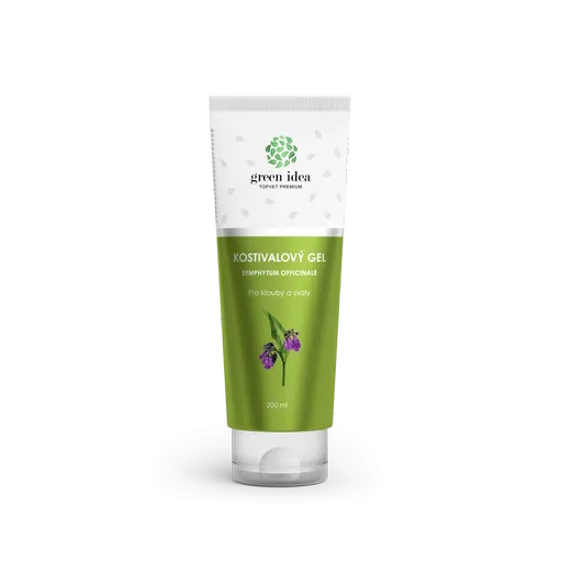 Kostivalový masážní gel v tubě 200 ml - Green idea