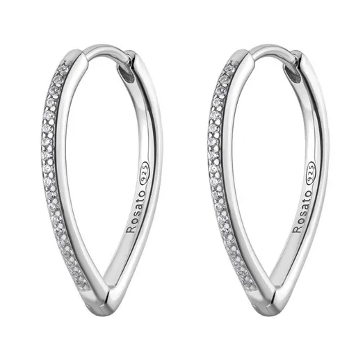 Rosato Stříbrné náušnice s čirými zirkony Sofia RZSO27