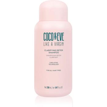 Coco & Eve Like A Virgin Clarifying Detox Shampoo curatarea profunda a scalpului cu efect detoxifiant 288 ml