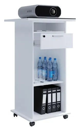 VCM Stojan na projektor Neta, bílý