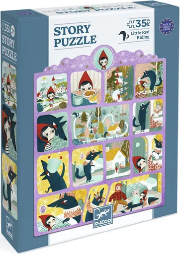 Příběhové puzzle Červená karkulka - 35 dílků