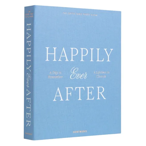 Fotoalbum HAPPILY EVER AFTER, modrá, Printworks
