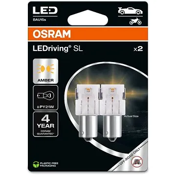 OSRAM LEDriving SL PY21W Žlutá 12V dva kusy v balení (7507DYP-02B)