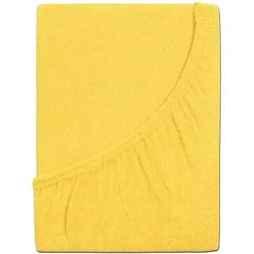 B.E.S. - Petrovice, s.r.o. Prostěradlo Froté PERFECT - Žlutá 200 × 220 (2-001-0801)
