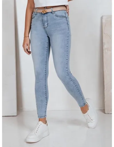 Dámské push up džíny světle modré