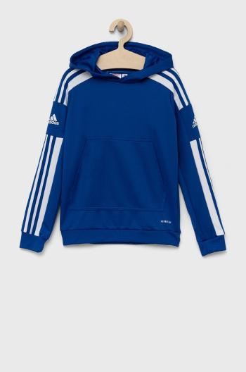 Dětská mikina adidas Performance s kapucí, vzorovaná