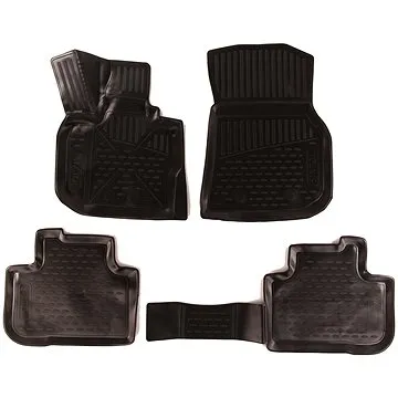 SIXTOL 3D Gumové koberce BMW X4, II (G02) 2018-