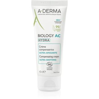 A-Derma Biology hydratační a zklidňující krém s 48hodinovým účinkem 40 ml