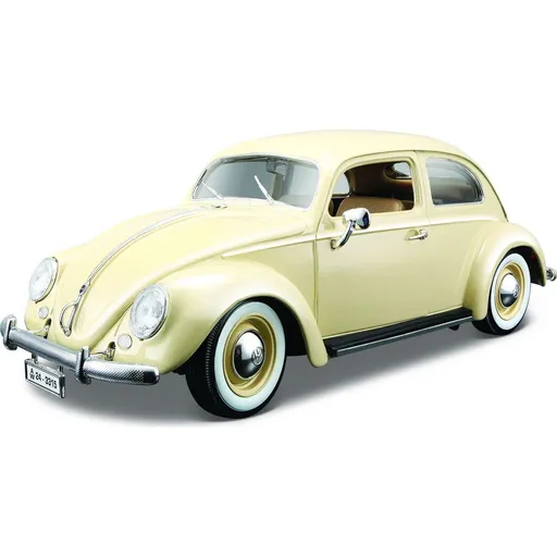 Bburago 1:18 Volkswagen Beetle 1955 Beige