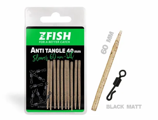 Zfish Sada Převleků Anti Tangle SET Sleeves + QC 10ks - 60mm,Zfish Sada Převleků Anti Tangle SET Sleeves + QC 10ks - 60mm