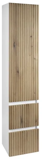 AQUALINE PANEDA STRIP skříňka vysoká 35x165x31cm, levá/pravá, dub emporio PN265