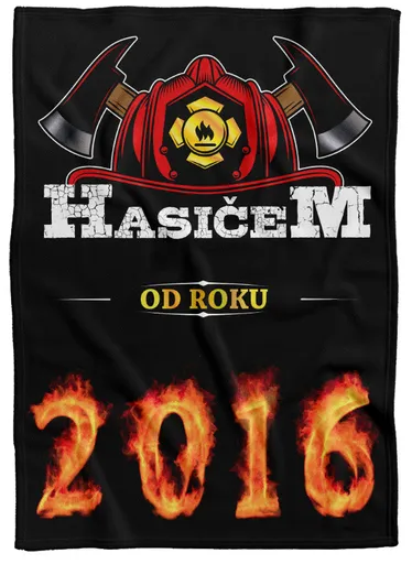 Deka Hasičem od roku (rok: 2016, Podšití beránkem: NE)