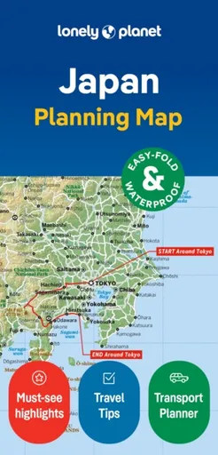 Lonely Planet Japan Planning Map - Lonely Planet
