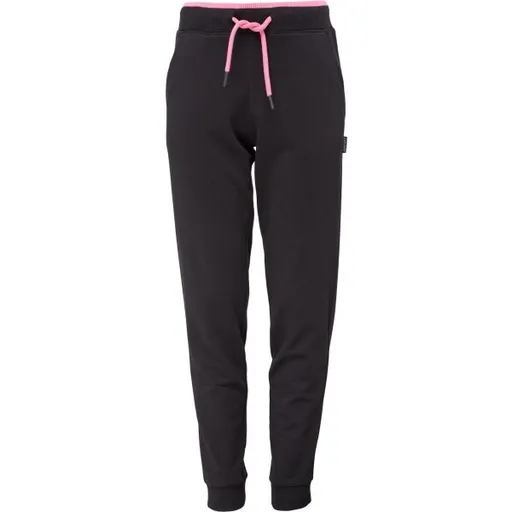 Lewro DELPHINE Dívčí tepláky, černá, velikost 128-134