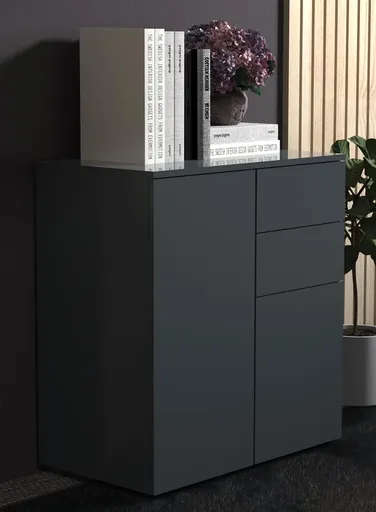 VCM Komoda Dalosa 4-komorová, antracitová
