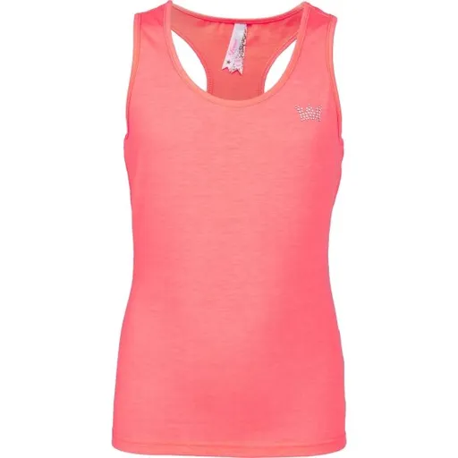 Lewro VENIE Lehké dívčí tílko, lososová, velikost 152-158