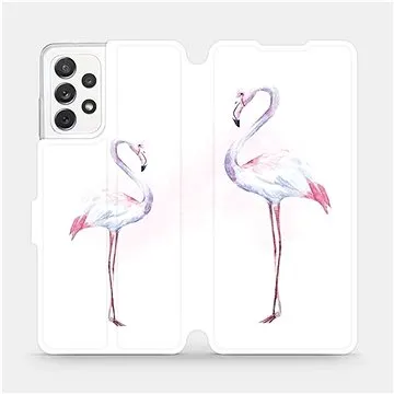 Flipové pouzdro na mobil Samsung Galaxy A72 - M005S Plameňáci (5903516638031)