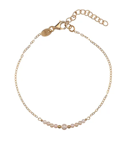 Alisia Pozlacený náramek s perlami AL5163.01.000