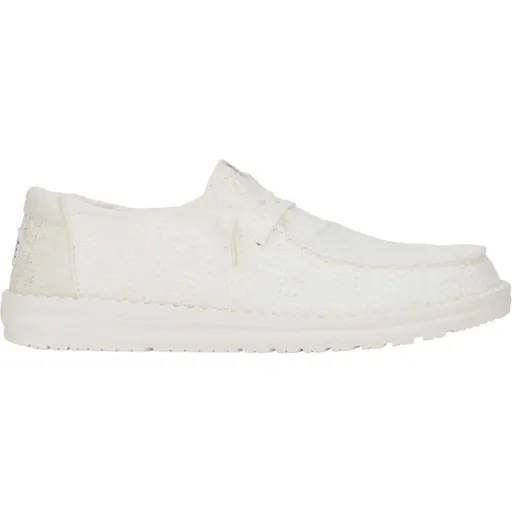 HEY DUDE WENDY EYELET Dámská volnočasová obuv, bílá, velikost