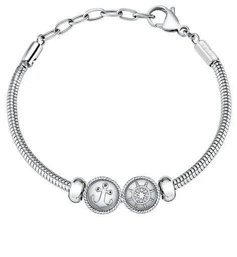 Morellato Námořnický ocelový náramek na přívěsky Drops SCZ1190