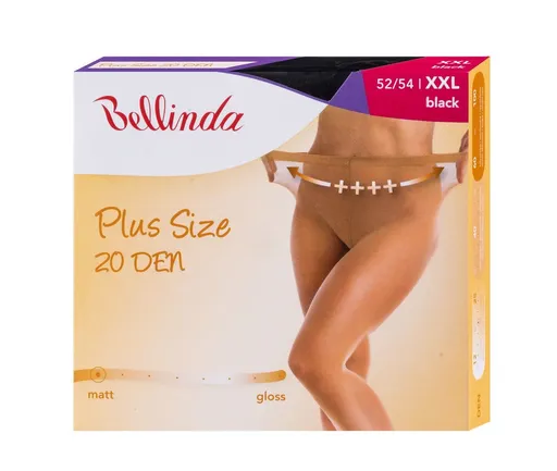 Bellinda Plus Size 20 DEN vel. XXL punčochové kalhoty černé