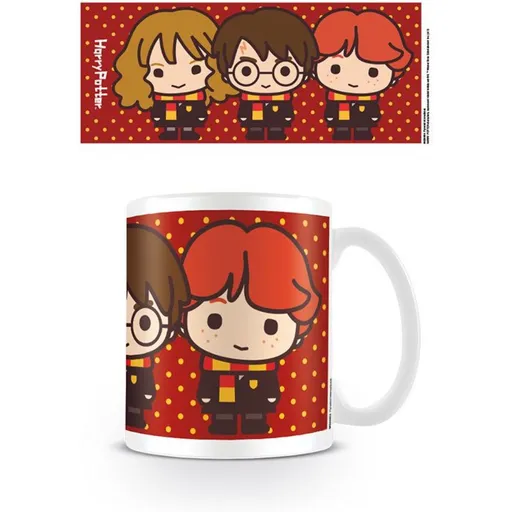 Hrnek Harry Potter Harry Hermiona Ron Chibi 315 ml