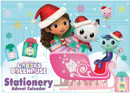 Gabby´s Dollhouse Adventní kalendář (Papírenský)