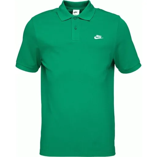 Nike CLUB Pánské polotričko, zelená, velikost