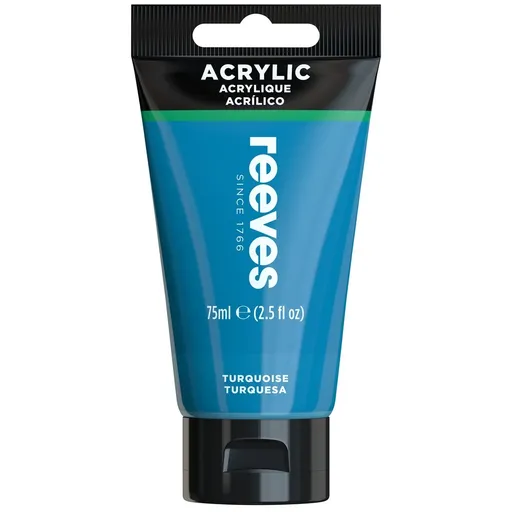 Reeves Akrylová barva tyrkysová 75 ml Reeves